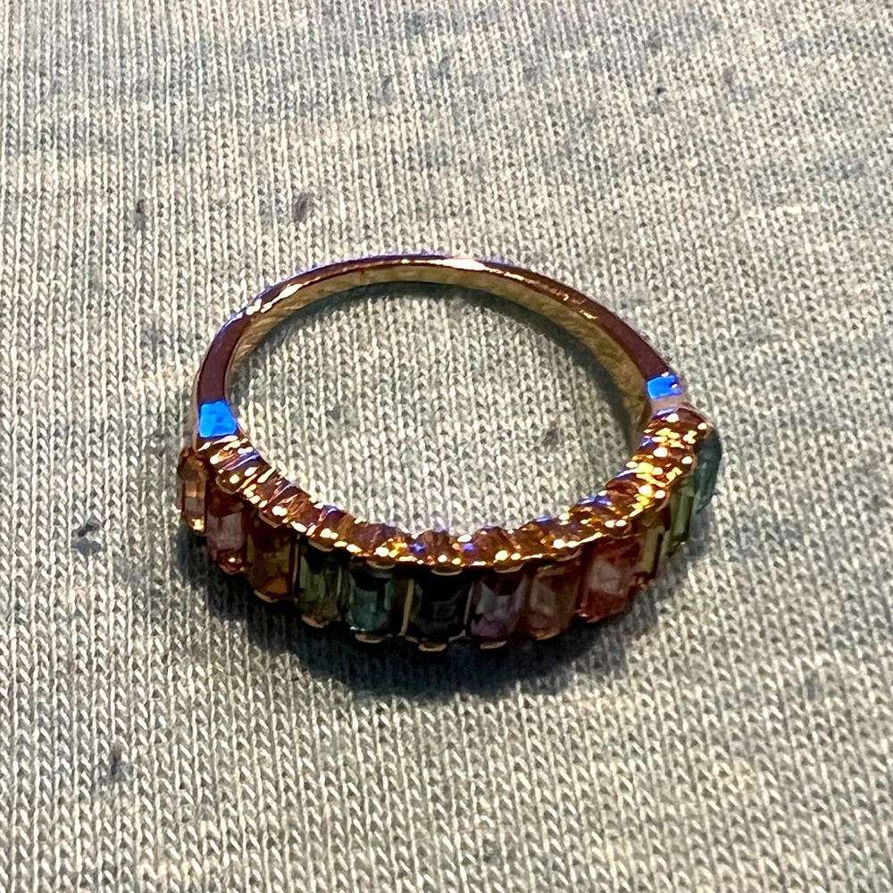 Rainbow ring.